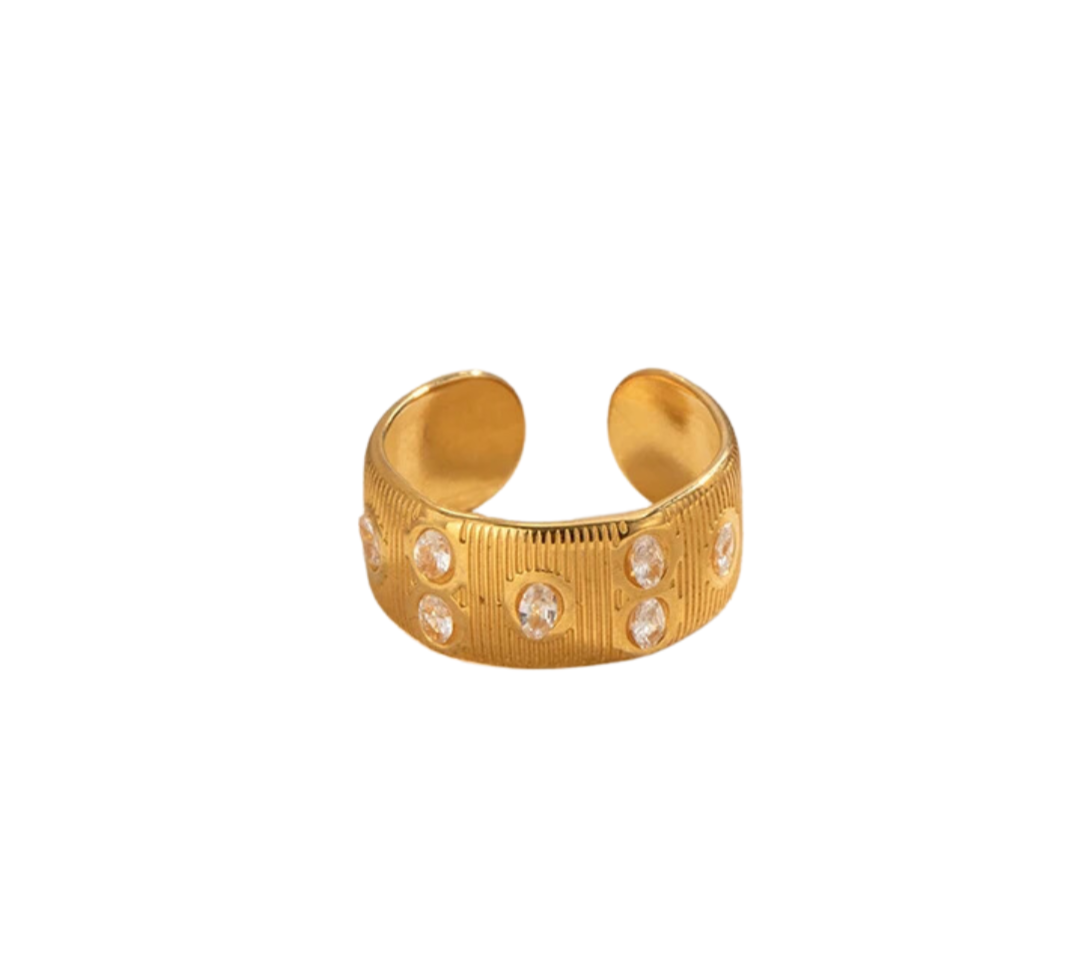 Harmony Zircon Gold Ring
