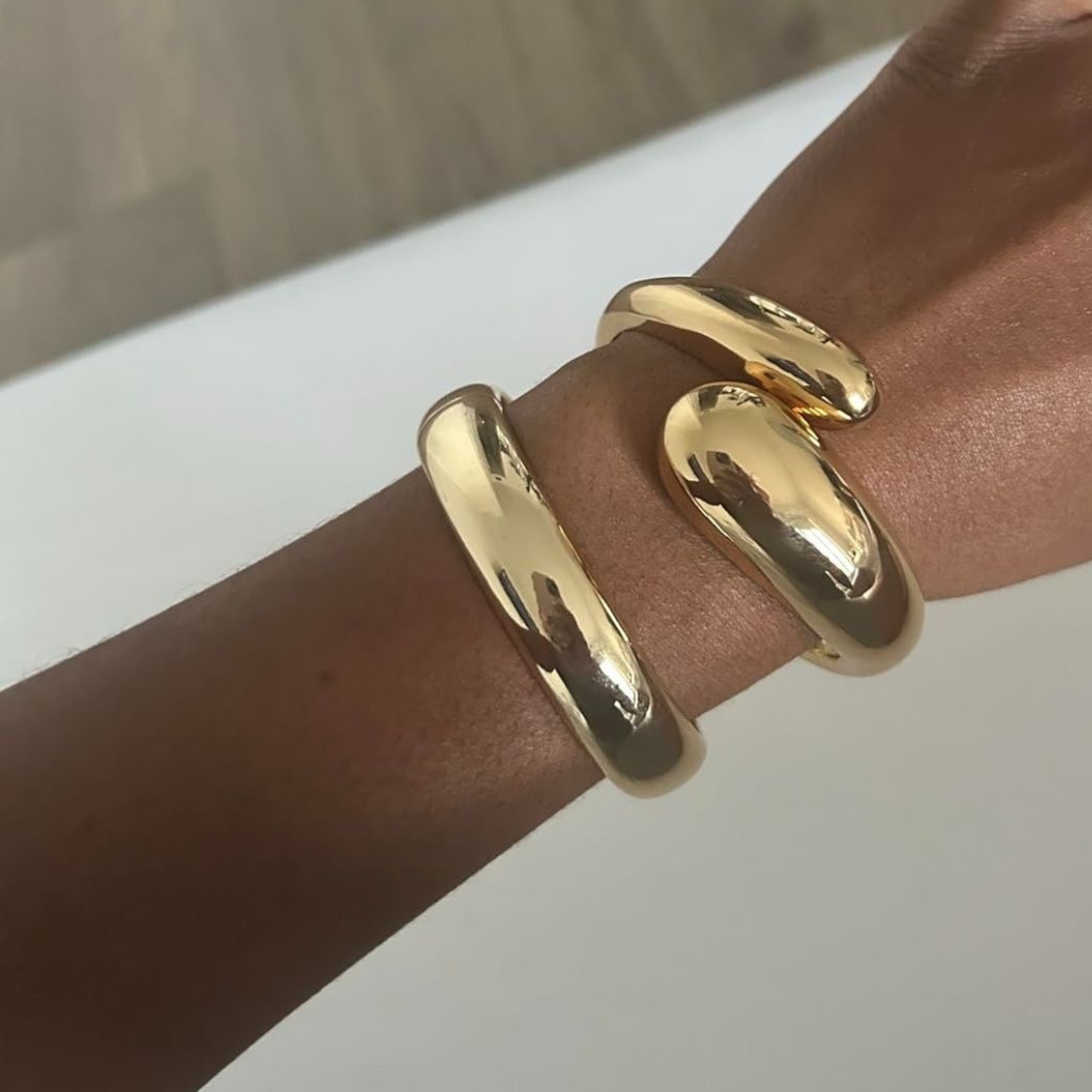 Emma Gold Chunky Bracelet