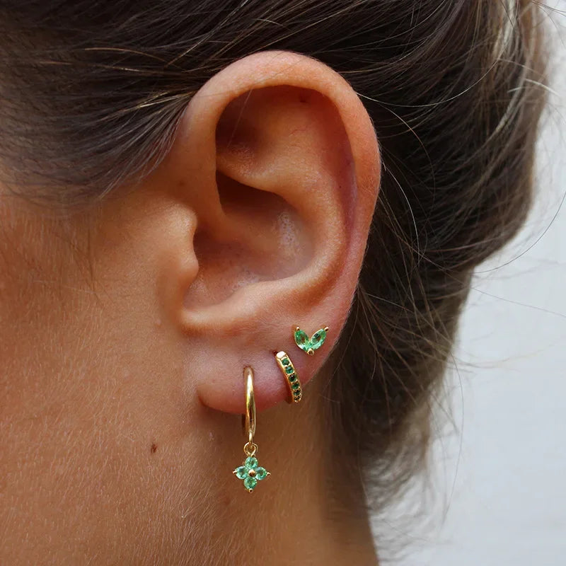 Tina Crystal Earrings Set