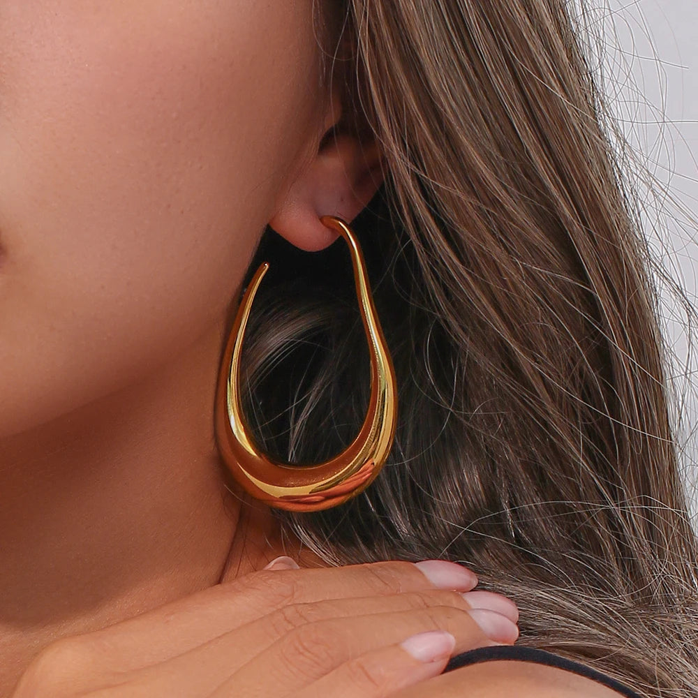 Golden Wave Hoop