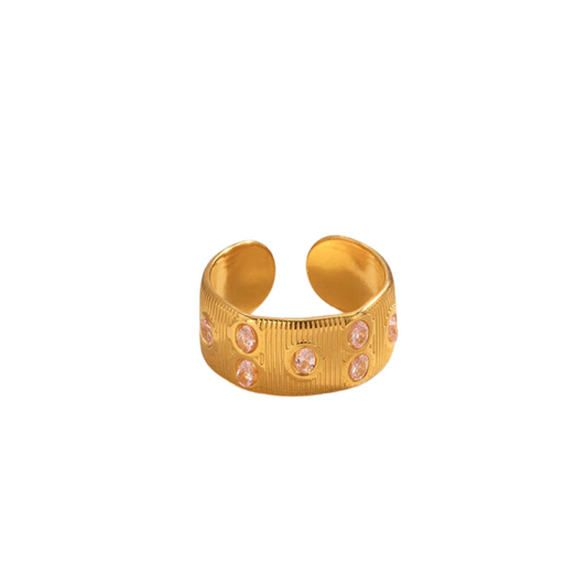 Harmony Zircon Gold Ring