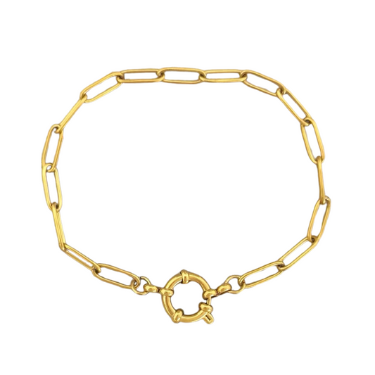 Gold Chain Claps Bracelet