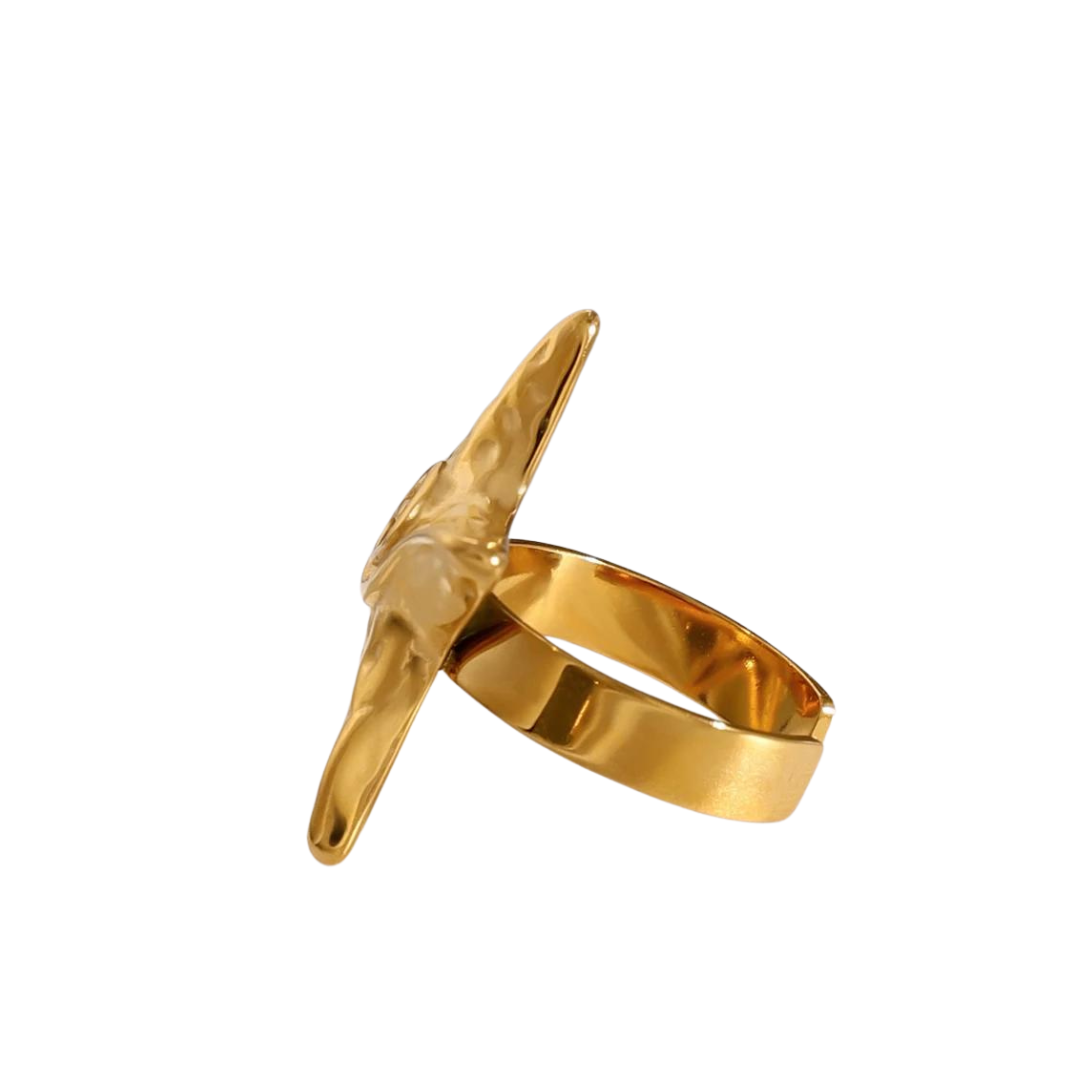 Starfish Gold Ring