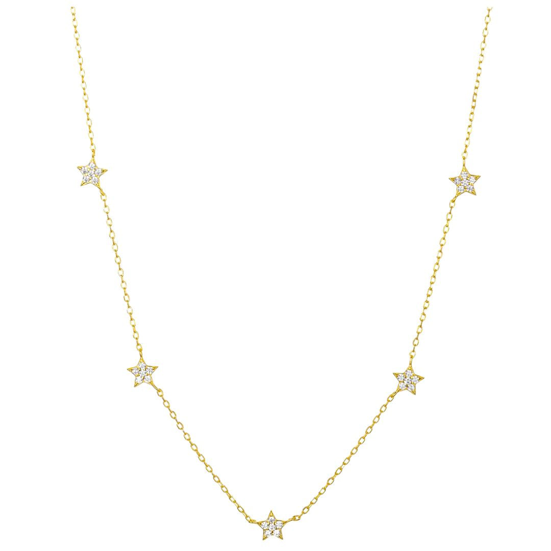 Shining Stars Gold necklace