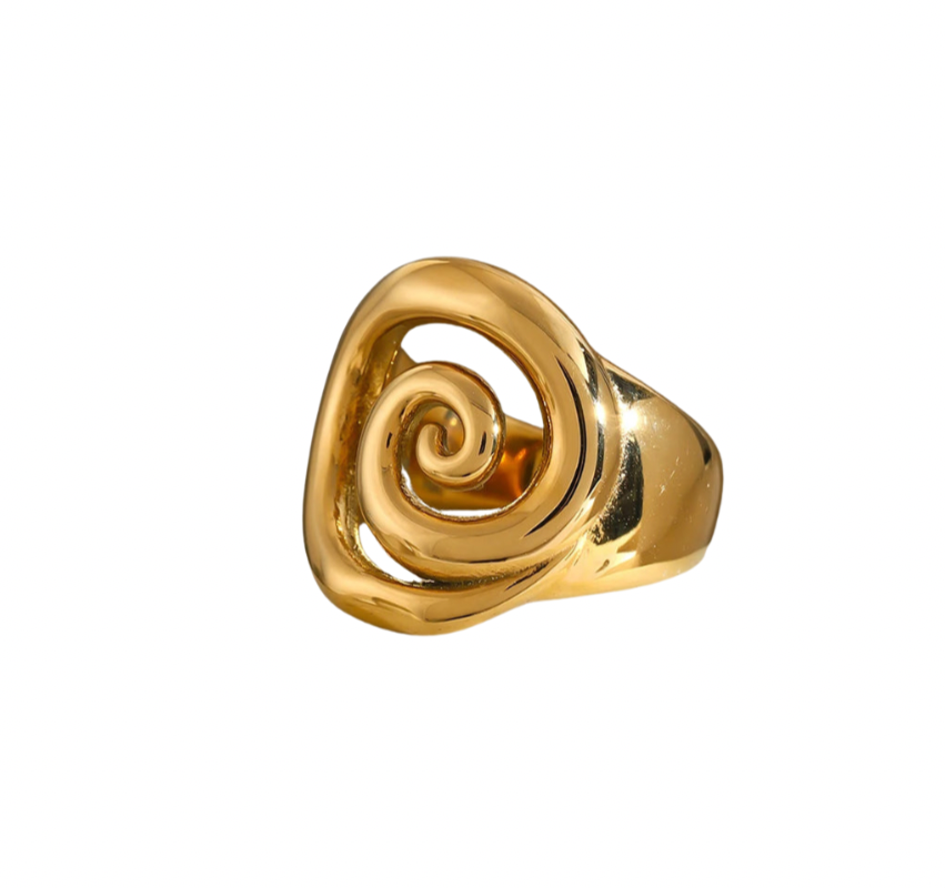 Spiral Gold Ring