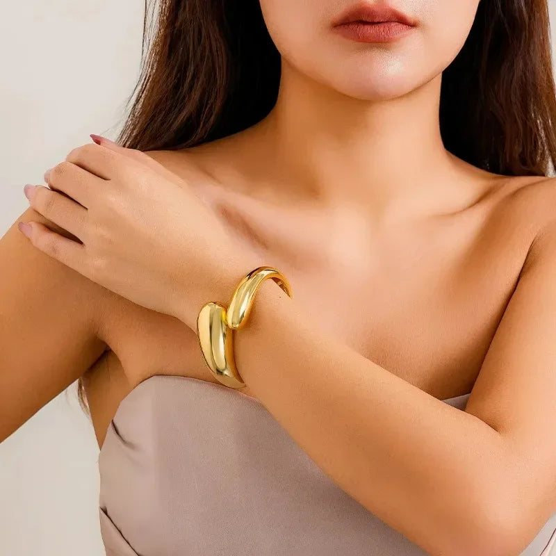 Emma Gold Chunky Bracelet