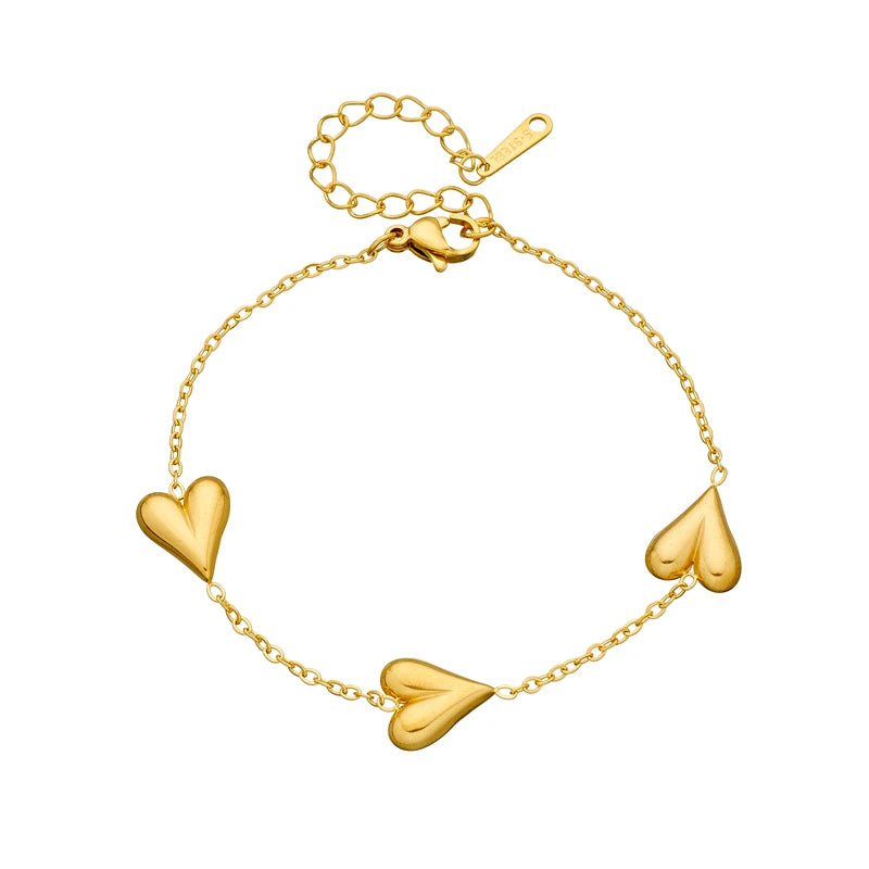 Donna Heart Gold Bracelet