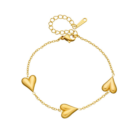 Donna Heart Gold Bracelet