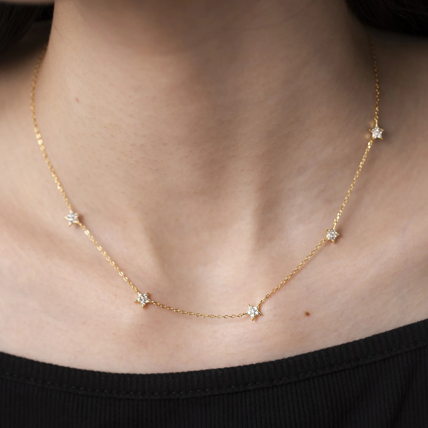 Shining Stars Gold necklace