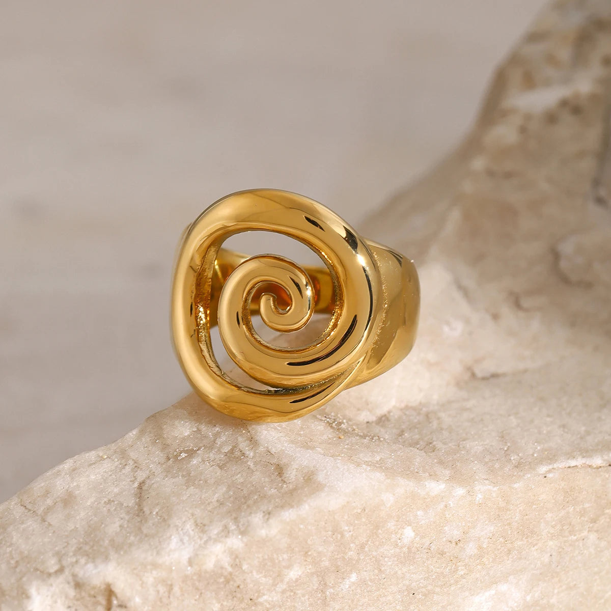 Spiral Gold Ring